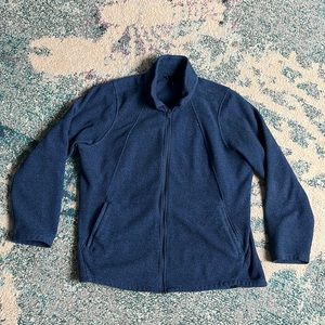 Athleta Blue Zip Up | 2X | Like New